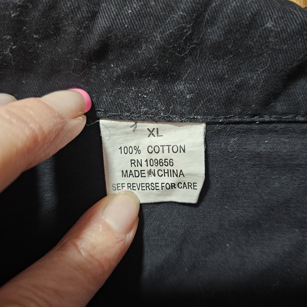 Black Men's Bon Jovi Button Down Shirt - Picture 3 of 3